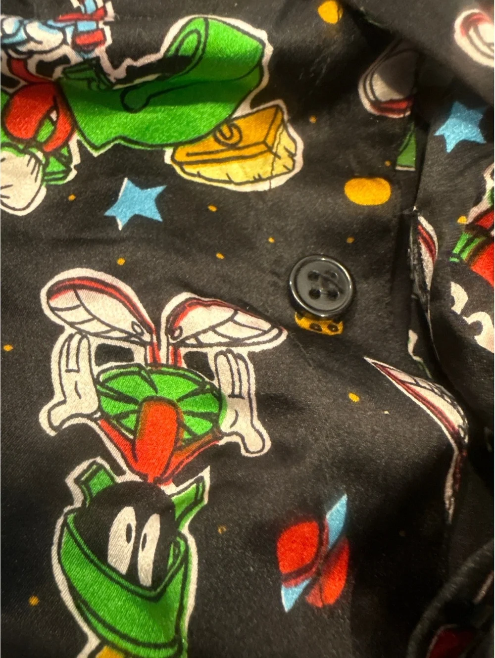 Looney Tunes Vintage 1993 Marvin the Martian Silk Shorts Size Large